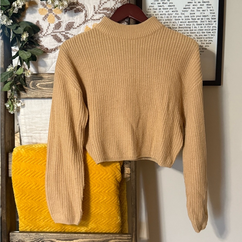 H&M Divided Camel Knit Cardigan